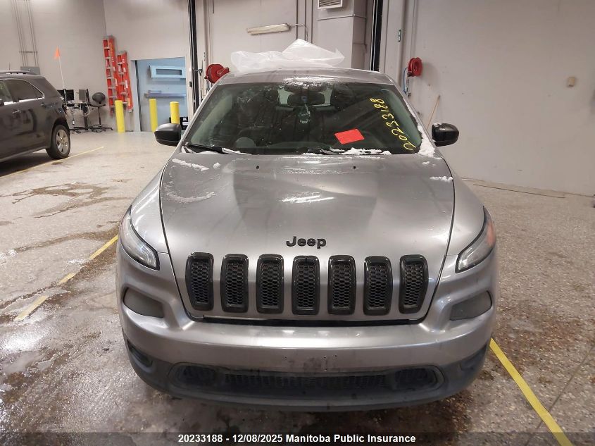 2016 Jeep Cherokee Sport VIN: 1C4PJLAB0GW140795 Lot: 20233188