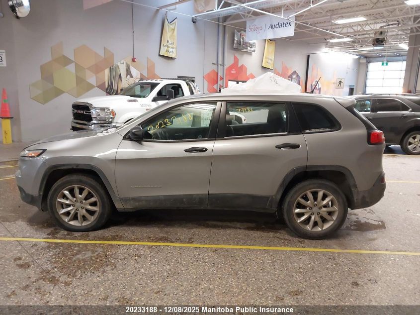 2016 Jeep Cherokee Sport VIN: 1C4PJLAB0GW140795 Lot: 20233188