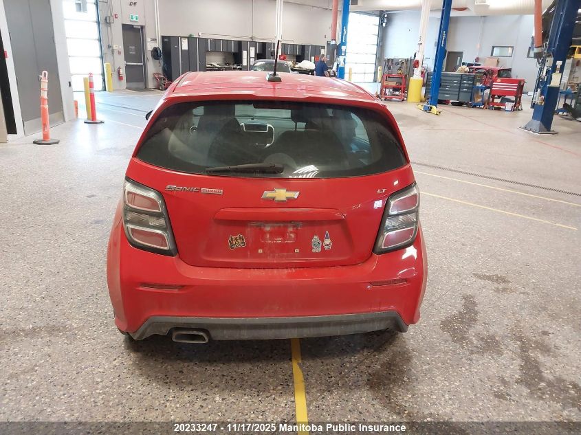 2017 Chevrolet Sonic Lt VIN: 1G1JD6SB0H4132540 Lot: 20233247
