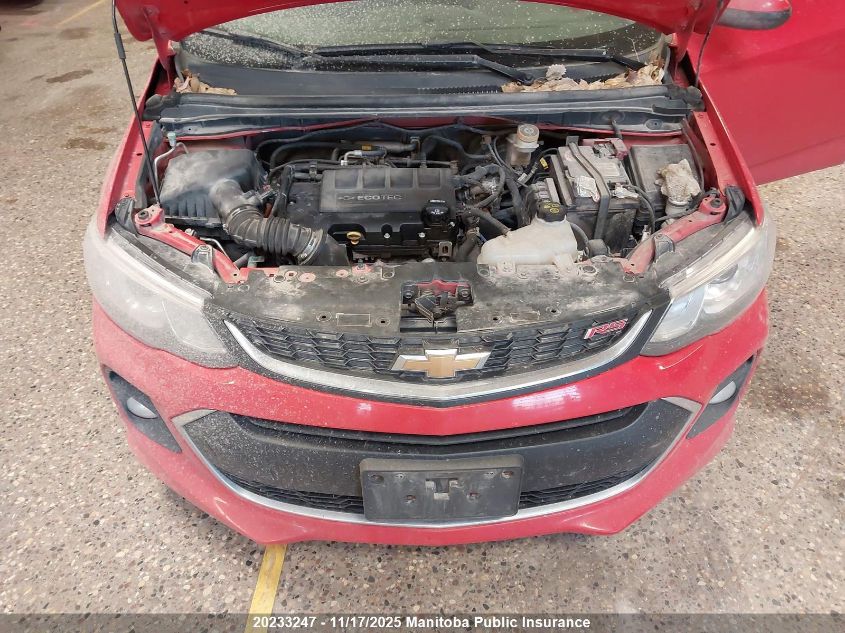 2017 Chevrolet Sonic Lt VIN: 1G1JD6SB0H4132540 Lot: 20233247
