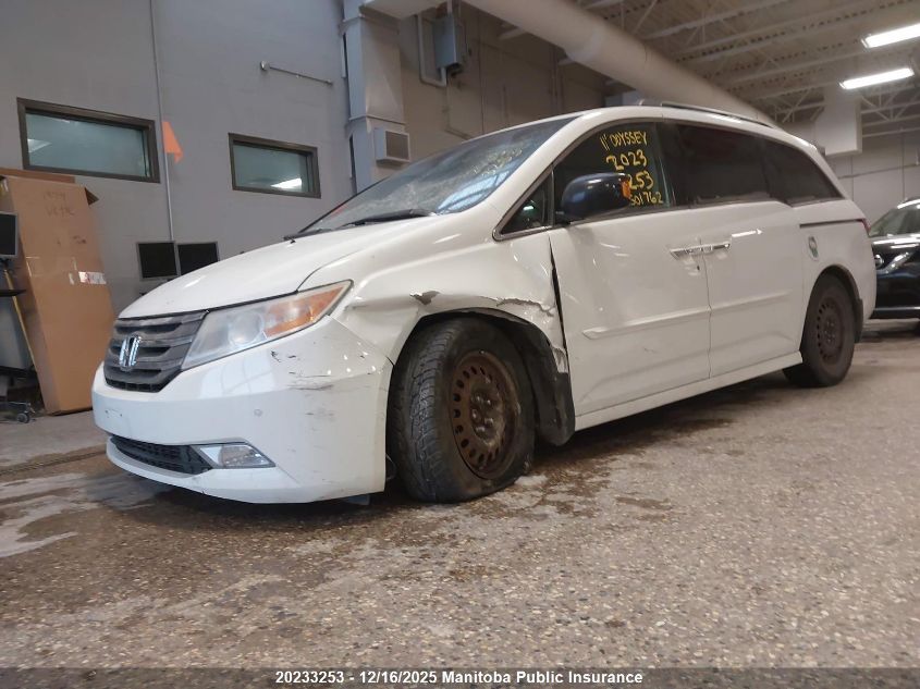 2011 Honda Odyssey Touring VIN: 5FNRL5H97BB501762 Lot: 20233253