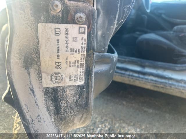 2004 Pontiac Sunfire Sl/Slx VIN: 3G2JB52F84S107152 Lot: 20233417