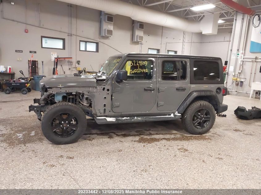 2022 Jeep Wrangler Unlimited Sport VIN: 1C4HJXDN8NW185627 Lot: 20233442