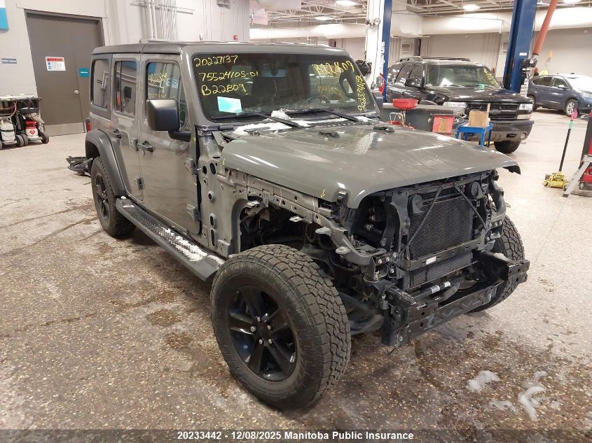 2022 Jeep Wrangler Unlimited Sport VIN: 1C4HJXDN8NW185627 Lot: 20233442