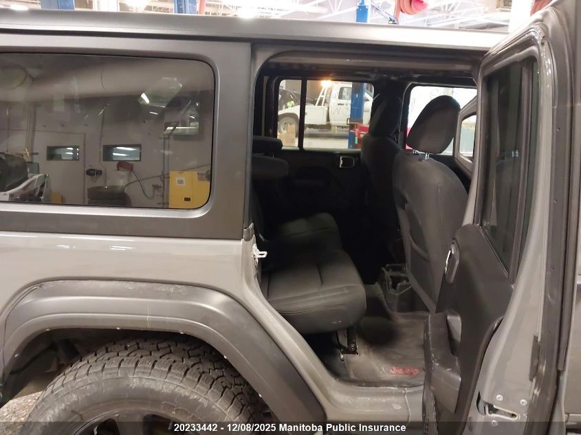 2022 Jeep Wrangler Unlimited Sport VIN: 1C4HJXDN8NW185627 Lot: 20233442