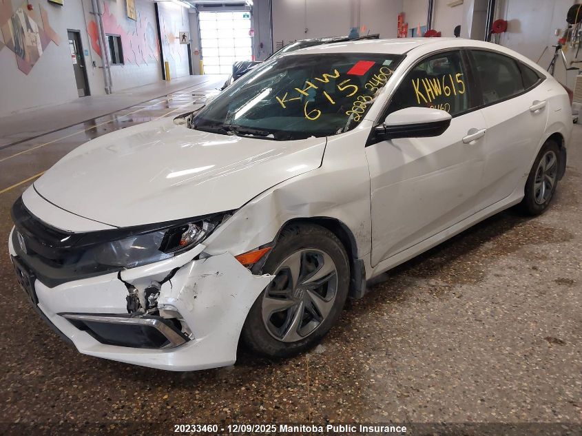2019 Honda Civic Lx VIN: 2HGFC2F51KH043245 Lot: 20233460
