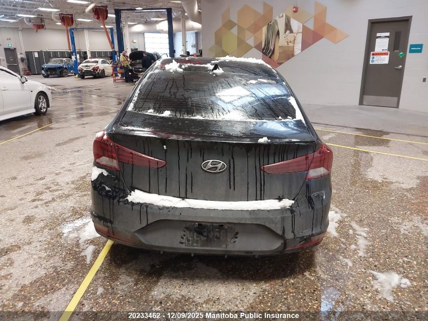 2019 Hyundai Elantra Preferred VIN: KMHD84LF9KU743829 Lot: 20233462