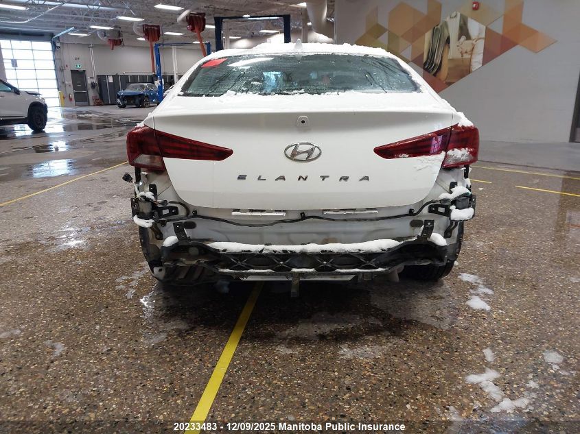 2019 Hyundai Elantra Preferred VIN: KMHD84LF6KU801136 Lot: 20233483
