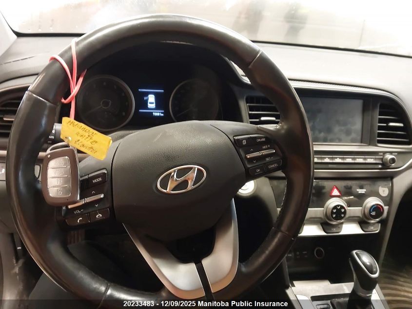 2019 Hyundai Elantra Preferred VIN: KMHD84LF6KU801136 Lot: 20233483