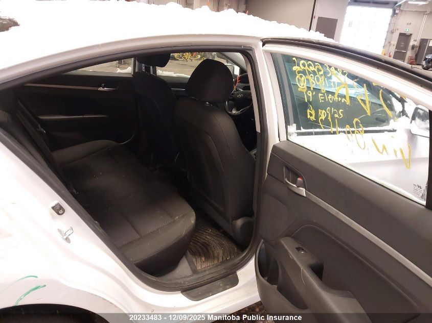 2019 Hyundai Elantra Preferred VIN: KMHD84LF6KU801136 Lot: 20233483