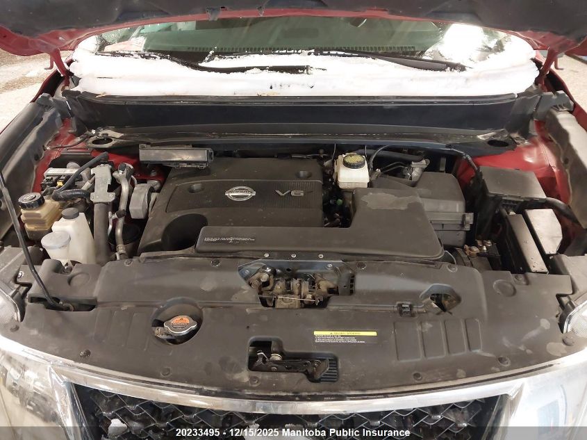 2013 Nissan Pathfinder Sl VIN: 5N1AR2MM5DC602640 Lot: 20233495