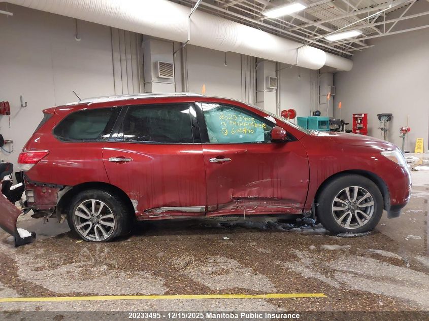 2013 Nissan Pathfinder Sl VIN: 5N1AR2MM5DC602640 Lot: 20233495
