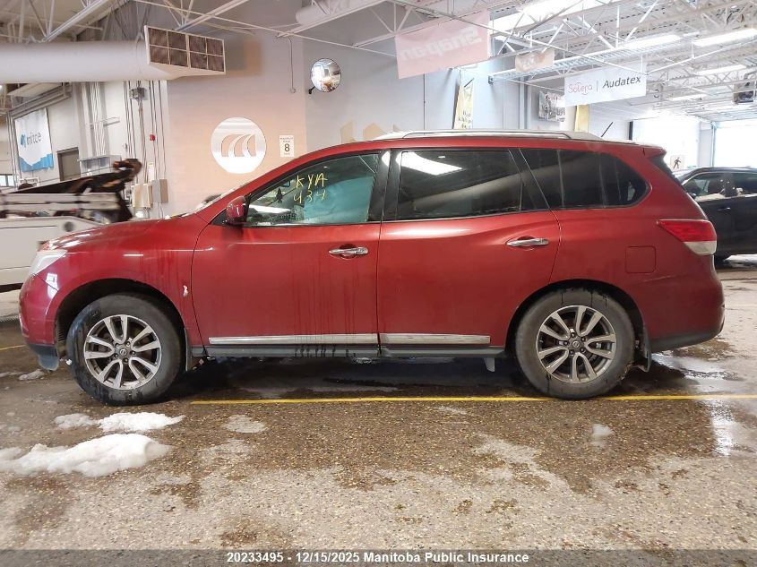 2013 Nissan Pathfinder Sl VIN: 5N1AR2MM5DC602640 Lot: 20233495