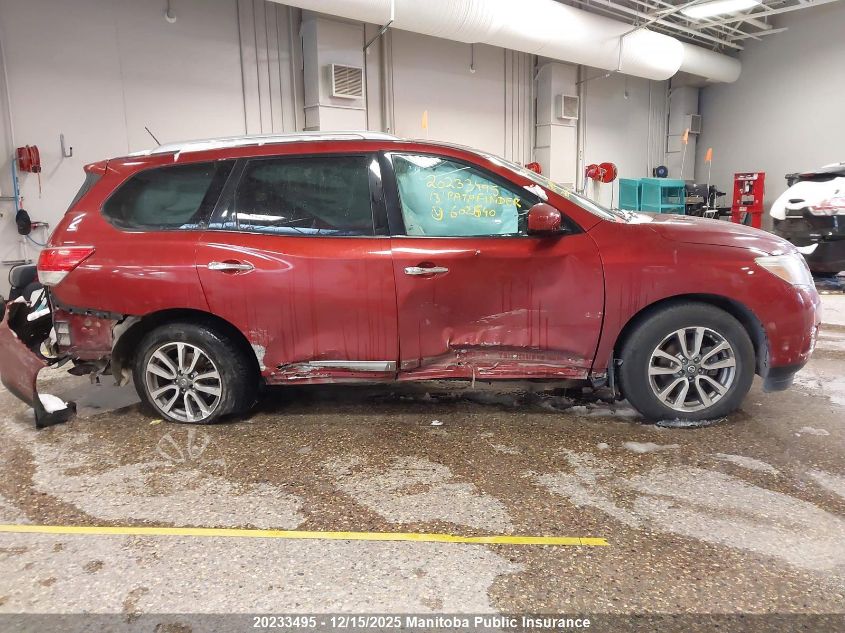 2013 Nissan Pathfinder Sl VIN: 5N1AR2MM5DC602640 Lot: 20233495