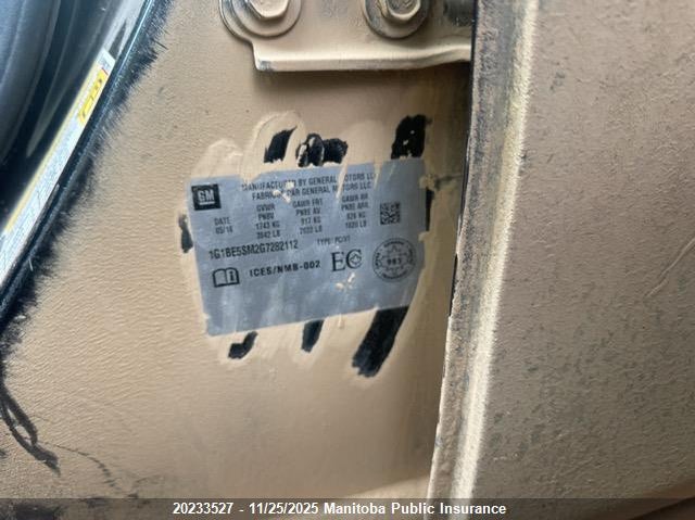 1G1BE5SM2G7282112 2016 CHEVROLET  photo no. 9