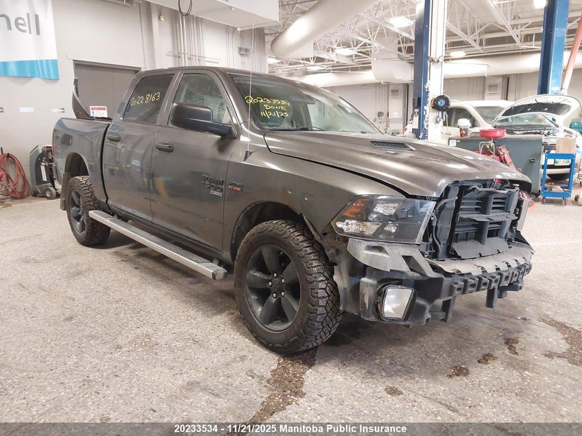 1C6RR7KT1KS599633 2019 Dodge Ram 1500 St Crew Cab auction photo 1