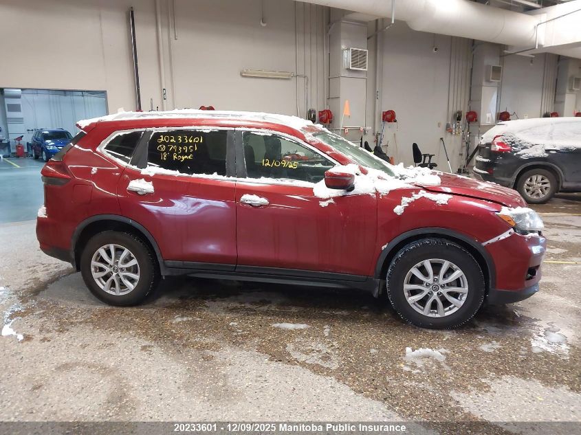2018 Nissan Rogue Sv VIN: 5N1AT2MV3JC793951 Lot: 20233601