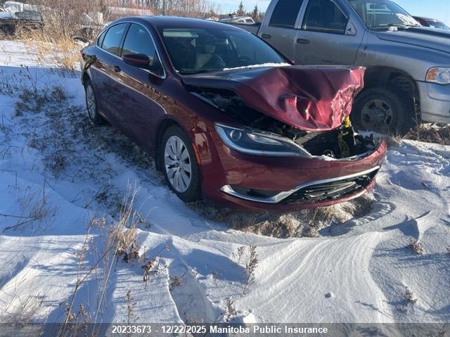 1C3CCCAB1FN586195 2015 Chrysler 200 Limited auction photo 1