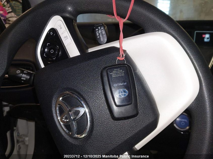 2018 Toyota Prius VIN: JTDKBRFU1J3058538 Lot: 20233712