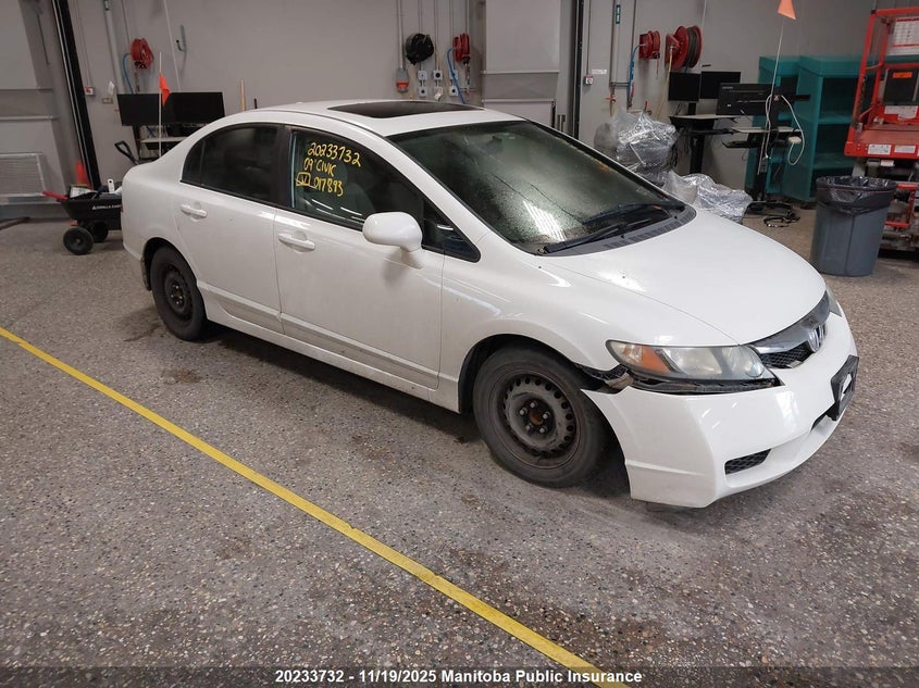 19XFA16879E017893 2009 Honda Civic Ex-L auction photo 1