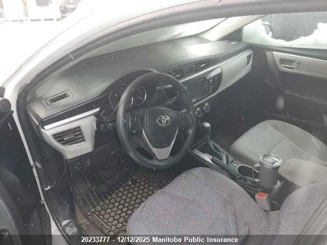 2016 Toyota Corolla Le VIN: 2T1BURHE6GC592120 Lot: 20233777