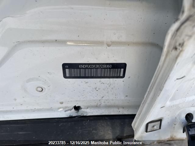 2024 Kia Sportage X-Line VIN: KNDPUCDF2R7238360 Lot: 20233785