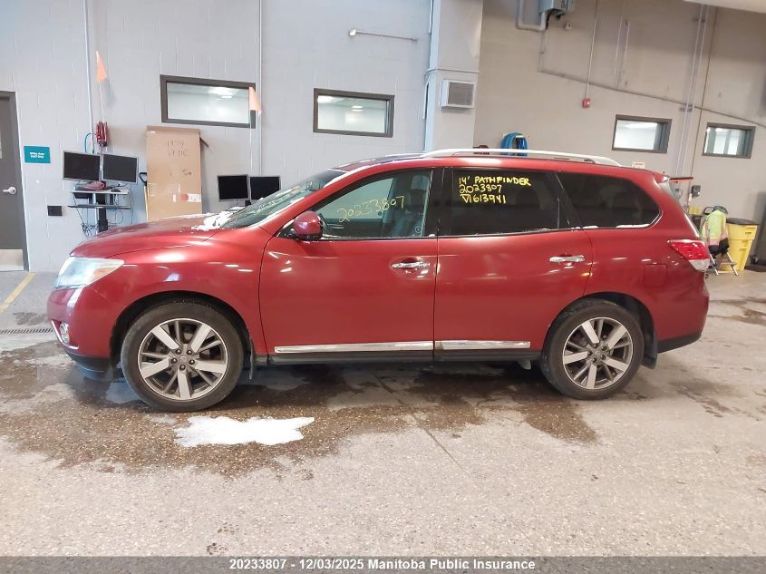 2014 Nissan Pathfinder Platinum VIN: 5N1AR2MM6EC613941 Lot: 20233807