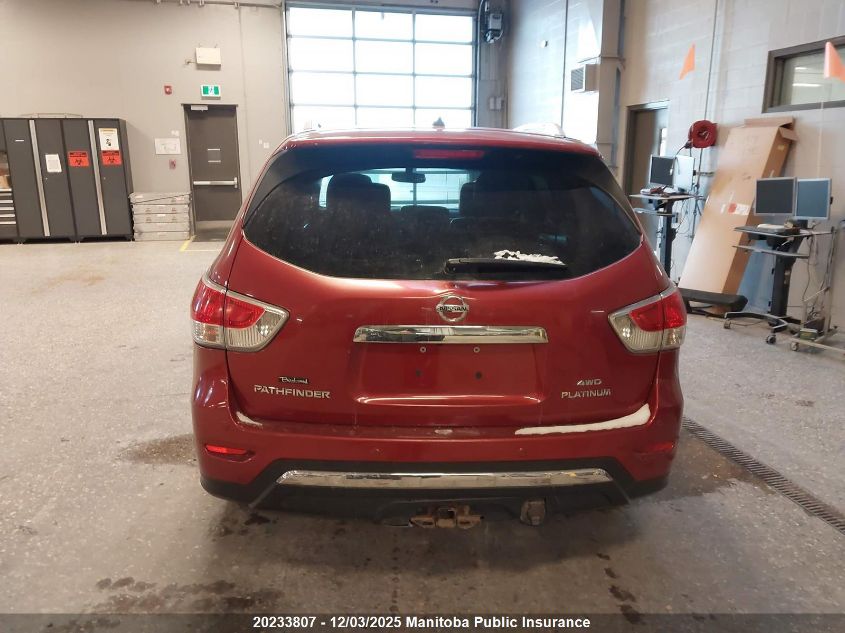 2014 Nissan Pathfinder Platinum VIN: 5N1AR2MM6EC613941 Lot: 20233807