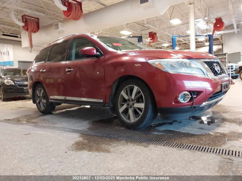 2014 Nissan Pathfinder Platinum VIN: 5N1AR2MM6EC613941 Lot: 20233807
