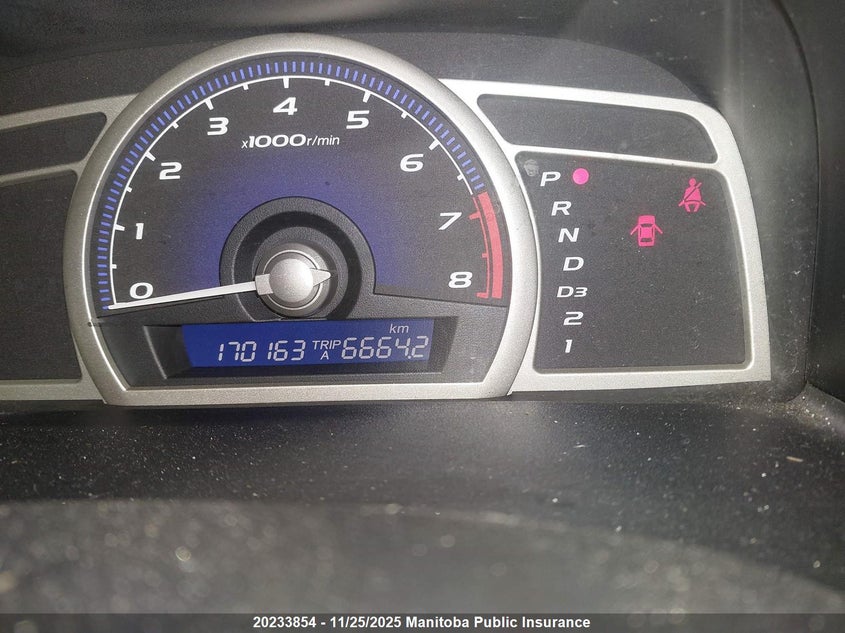 2009 Honda Civic Dx-G VIN: 2HGFA16469H114425 Lot: 20233854