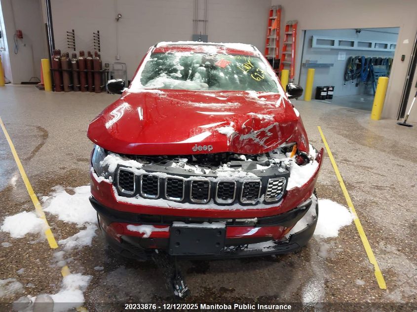 2025 Jeep Compass North VIN: 3C4NJDBN7ST505946 Lot: 20233876