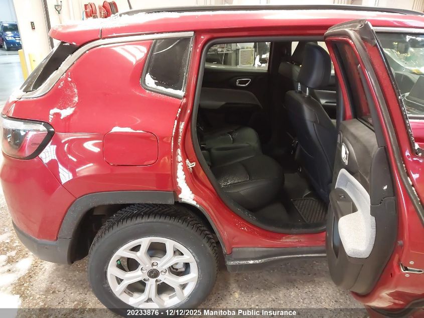 2025 Jeep Compass North VIN: 3C4NJDBN7ST505946 Lot: 20233876