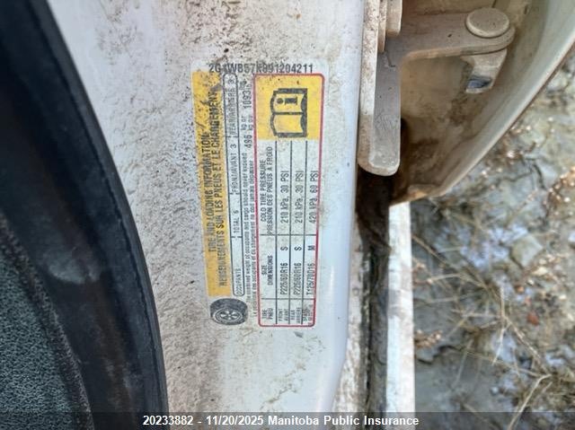 2009 Chevrolet Impala Ls VIN: 2G1WB57K891204211 Lot: 20233882