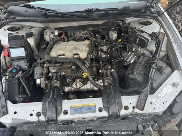 2004 Chevrolet Impala VIN: 2G1WF52E849437151 Lot: 20233914