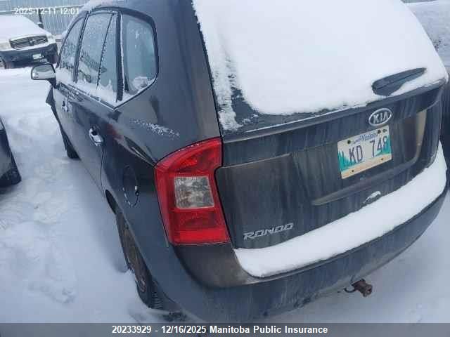 2009 Kia Rondo Ex VIN: KNAFG528497293098 Lot: 20233929