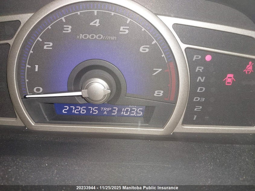 2008 Honda Civic Ex-L VIN: 2HGFA16988H024736 Lot: 20233944