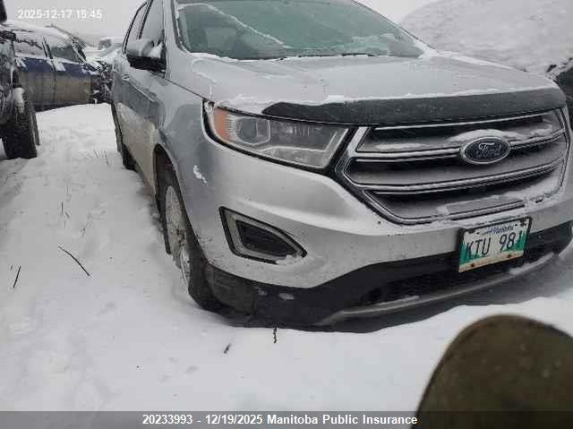 2FMPK4J93GBB14155 2016 Ford Edge Sel auction photo 1