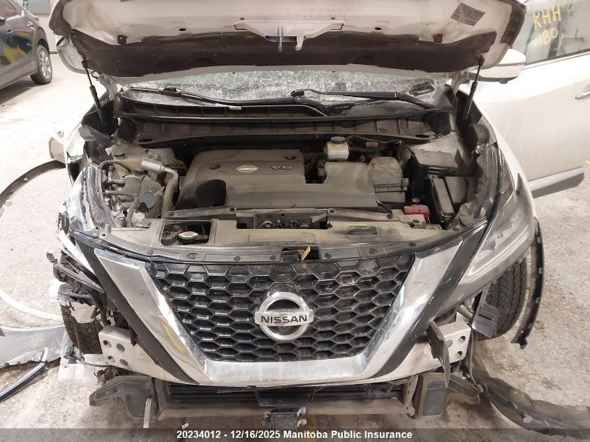 2019 Nissan Murano Sl VIN: 5N1AZ2MS2KN148914 Lot: 20234012