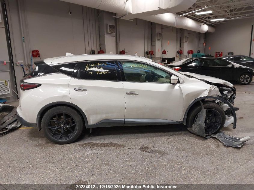 2019 Nissan Murano Sl VIN: 5N1AZ2MS2KN148914 Lot: 20234012