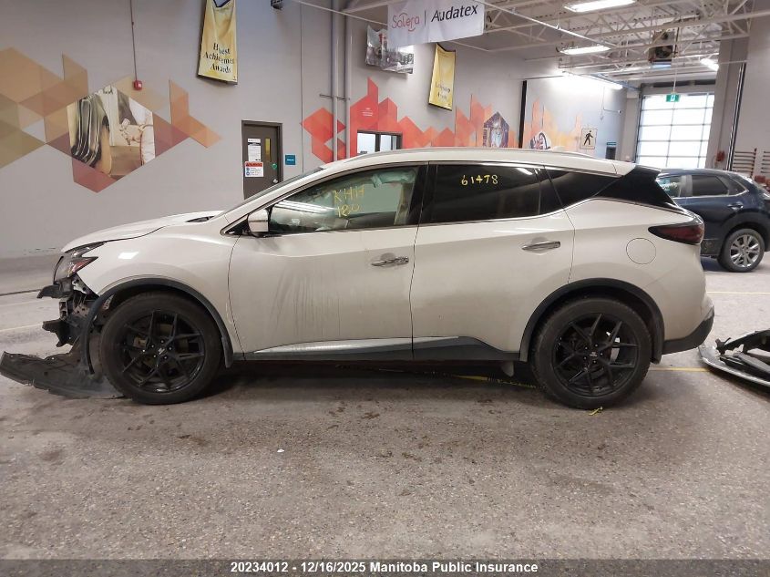 2019 Nissan Murano Sl VIN: 5N1AZ2MS2KN148914 Lot: 20234012