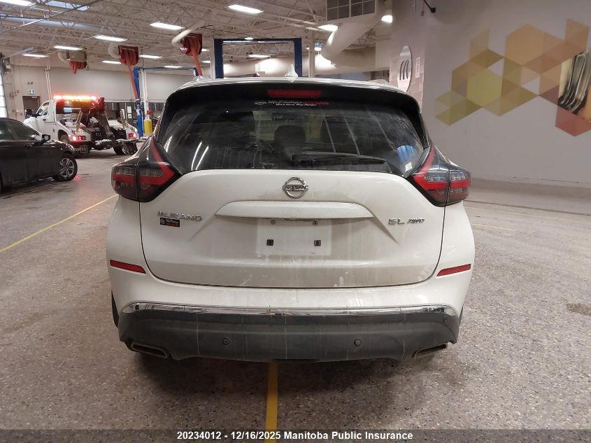 2019 Nissan Murano Sl VIN: 5N1AZ2MS2KN148914 Lot: 20234012
