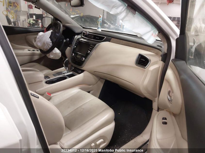 2019 Nissan Murano Sl VIN: 5N1AZ2MS2KN148914 Lot: 20234012