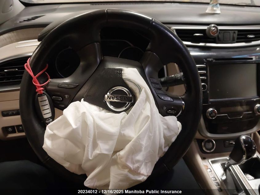 2019 Nissan Murano Sl VIN: 5N1AZ2MS2KN148914 Lot: 20234012