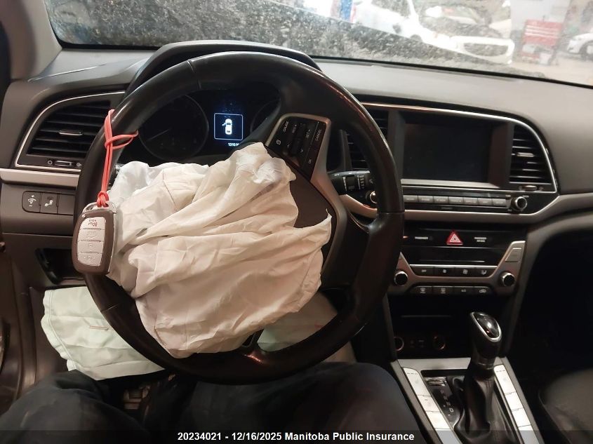 2017 Hyundai Elantra Gls VIN: KMHD84LF6HU425417 Lot: 20234021