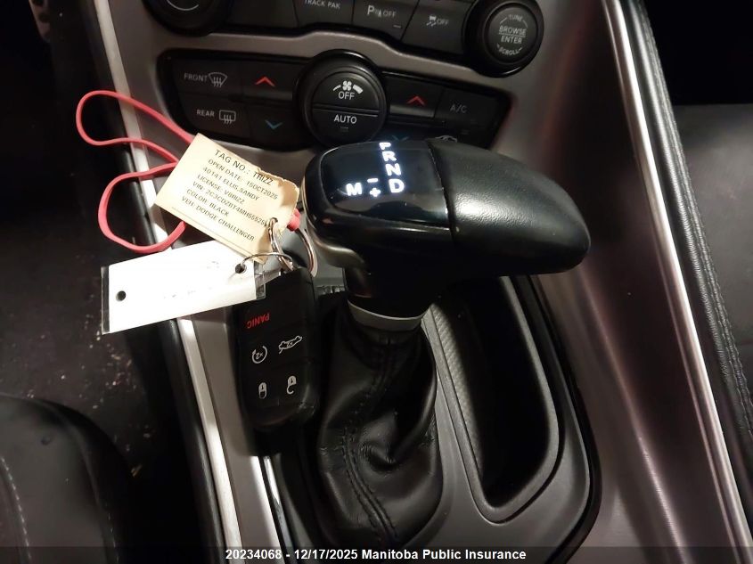 2021 Dodge Challenger R/T VIN: 2C3CDZBT4MH555259 Lot: 20234068