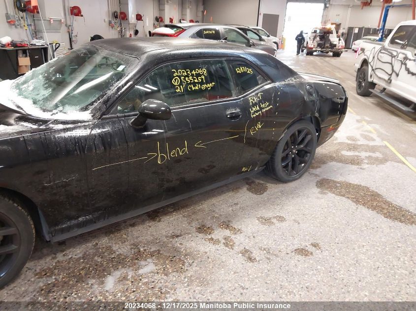 2021 Dodge Challenger R/T VIN: 2C3CDZBT4MH555259 Lot: 20234068