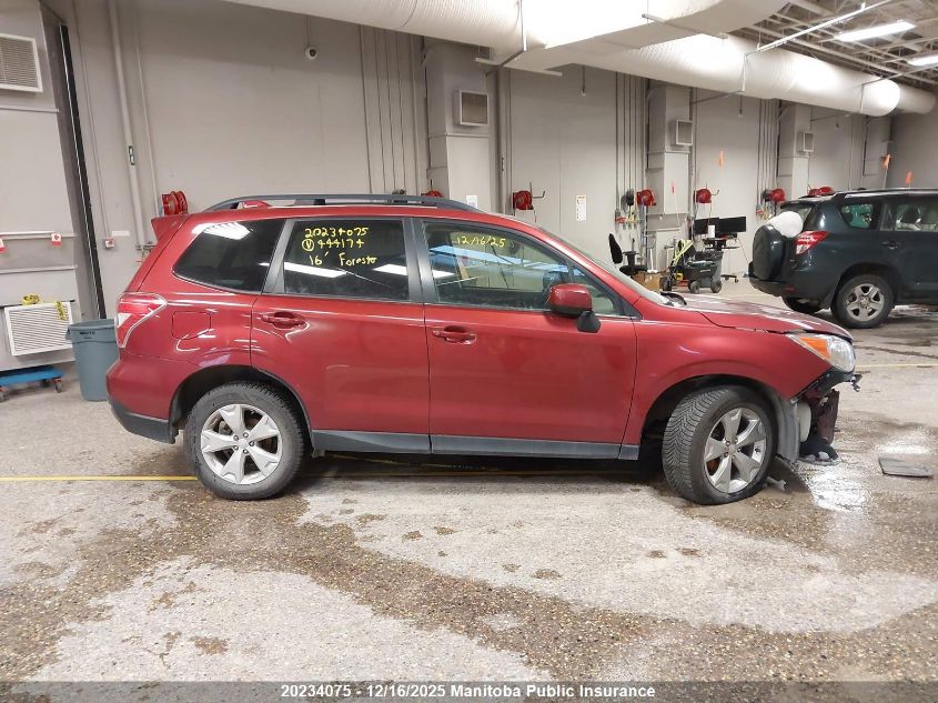 2016 Subaru Forester 2.5I Touring VIN: JF2SJCNC5GH444174 Lot: 20234075