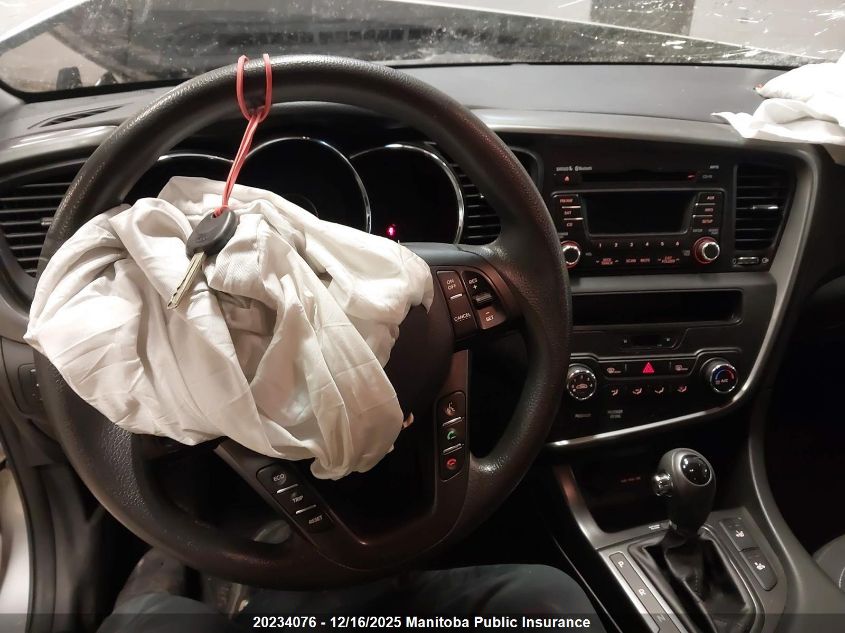 2012 Kia Optima Lx VIN: KNAGM4A75C5265085 Lot: 20234076