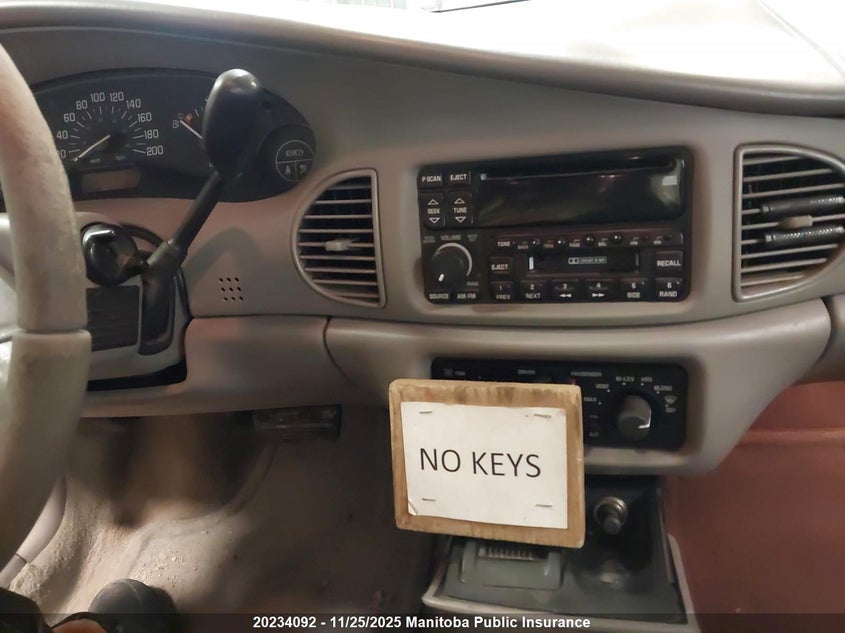 2001 Buick Century Custom VIN: 2G4WS52J911146390 Lot: 20234092