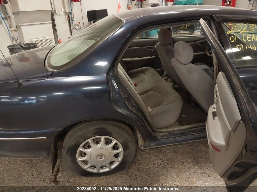 2001 Buick Century Custom VIN: 2G4WS52J911146390 Lot: 20234092